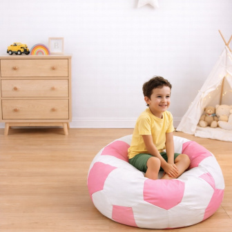 Sedací vak fotbalový míč 300L, 80 cm XL nr.04