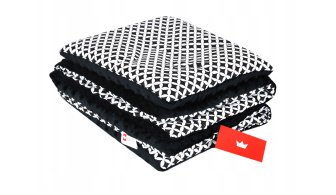 Polštářek + deka do kočárku minky - nr.107