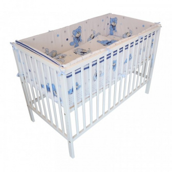 Postýlka s kompletní 7 dílnou výbavou vzor 10