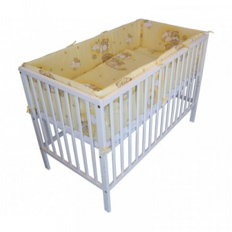 Postýlka s kompletní 7 dílnou výbavou vzor 15