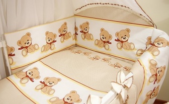 Luxusní sada do postýlky 3-dílná model 6