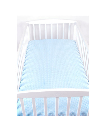 Prestieradlo minky - svetlo modrá