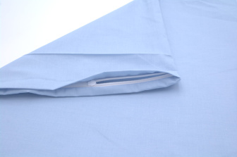 Obliečky na vankúš  bavlna 40x40 - svetlo modrá