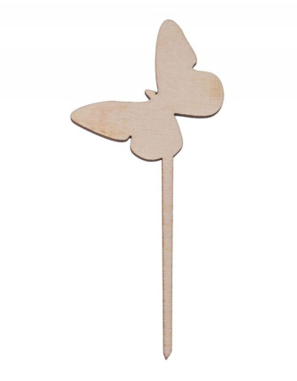 Dřevěné zapichovátko -  Motýlek