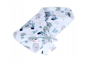 Lehká zavinovačka mušelínová - safari v autě