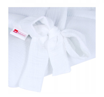 Zavinovačka mušelínová biela