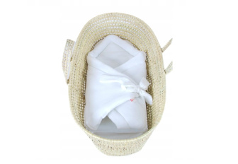 Zavinovačka mušelínová bílá