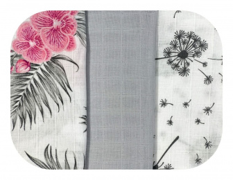 Plienka mušelínová 3 ks - darčekové balenie nr.8