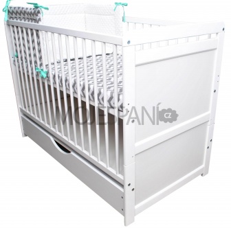 Postýlka Naďa 120/60 cm víceúčelová