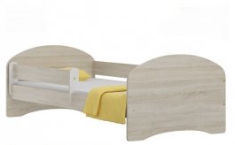 Postel Nela N20S 160/80 cm - DUB SONOMA + matrace a rošt ZDARMA