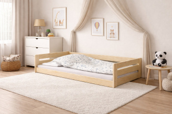 Postel z masivu Betka 200/90 cm + rošt ZDARMA