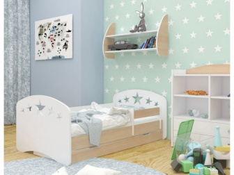 Postel Nina 160/80 cm + šuplík + matrace