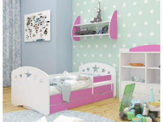 Postel Nina 160/80 cm + šuplík + matrace