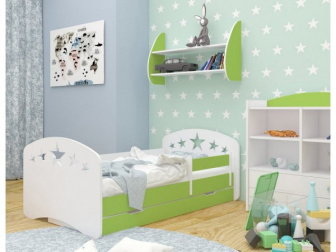 Postel Nina 160/80 cm + šuplík + matrace