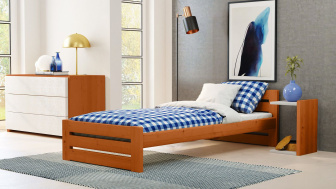 Postel Marek 90/200 cm - olše - masiv smrk 3,5 cm