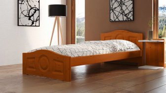 Postel Comfort 80/200 cm - olše - masiv smrk 3,5 cm