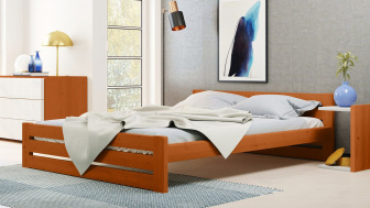 Postel Marek 160/200 cm - olše - masiv smrk 3,5 cm