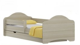 Postel Ondřej N22 140/70 cm + matrace + šuplík jesion