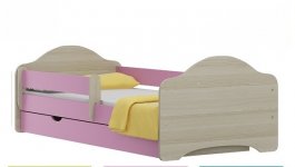 Postel Ondřej N22 160/80 cm + matrace + šuplík růžový