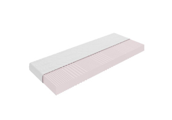 Posteľ Agata 90x200 cm - BIELA  + matrac Optimal 12 cm + rošt ZADARMO
