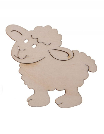 Dřevěná dekorace -  Ovečka