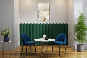 Čalouněný nástěnný panel plot 20 x 70 x 3 cm mátová