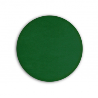 Čalouněný nástěnný panel kolo - průměr 30 cm, výška 5 cm - lahvově zelená