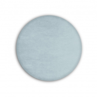 Čalouněný nástěnný panel kolo - průměr 50 cm, výška 5 cm - šedozelená