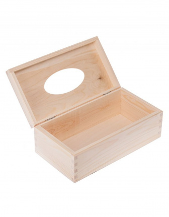 Krabička dřevěná na kapesníky 14,2x26,2x8,2 cm