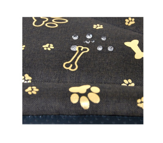 Pelíšek pro psa 70x100 cm - tmavě hnědá