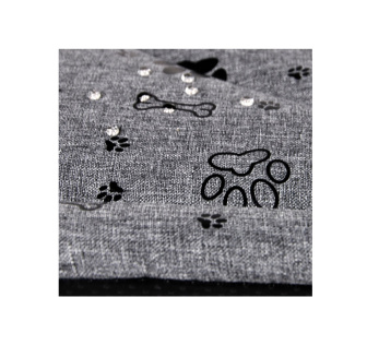 Pelíšek pro psa 50x70 cm - šedá