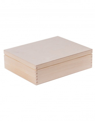 Krabička drevená  na čaj 22,5x28,5x8 cm