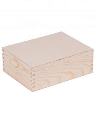 Krabička drevená  na čaj 16,5x22,5x8 cm