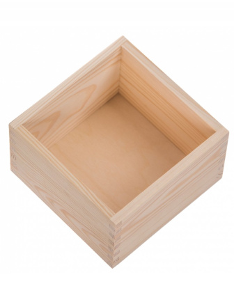 Debnička z borovicového dreva - 16x16x10 cm
