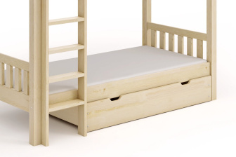 Šuplík pod posteľ 150 cm - smrek