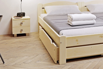 Šuplík pod posteľ 150 cm - smrek