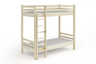 Patrová postel Olivia šedá 90/200 cm + rošty ZDARMA