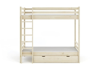 Poschodová posteľ Olivia 90/200 cm + šuplík + rošty ZADARMO