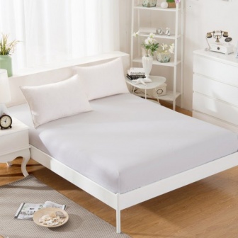 Jersey prostěradlo s gumkou 180/200 cm - popel