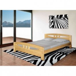 Postel Diana 160/200 cm + matrace 13cm - masiv 3,5 cm