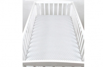 Prostěradlo bavlněné s gumkou 120/60 cm - šedé maroko