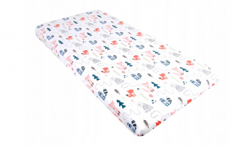 Plachta bavlnená s gumka 120/60 cm - líšek