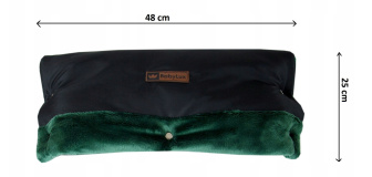 Rukávník K26 flís - černá / šedá