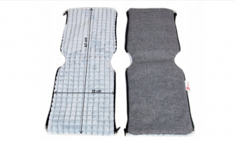 Rukavice na madla kočárků - fleece grey flex - šedé