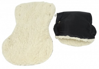 Rukavice na madla kočárků černý