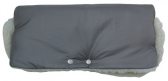 Rukávník na madla kočárků - beran popel