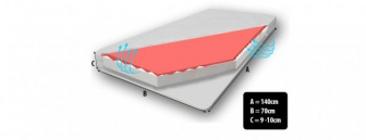 Postieľka s kompletnou výbavou koronka růžová