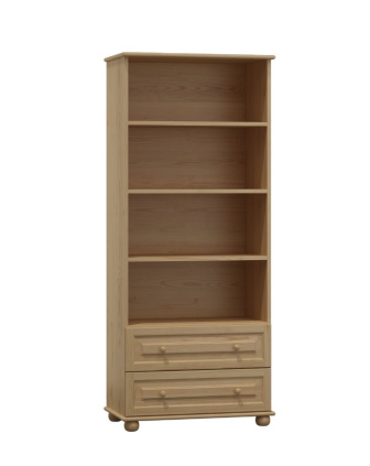 Policový regál z masivu borovice 67 60/190/42 cm