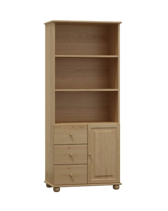 Policový regál z masivu borovice 67A 80/190/42 cm