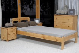 Postel Šárka 90 x 200 cm olše masiv borovice